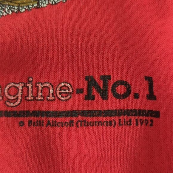 Thomas the Tank Engine vintage kids red sweatshirt‎ & pillowcase lot size 7 - Picture 6 of 10